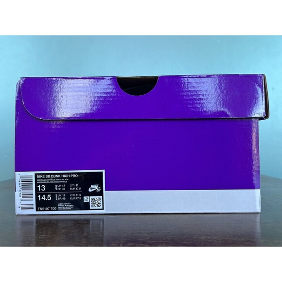 Nike SB Dunk High "Sweet Tooth" Amarillo/Orange Men's Size 13 FN5107-700 - Picture 11 of 11